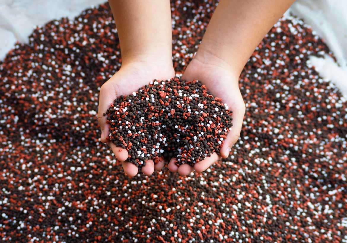 Grading NPK granules