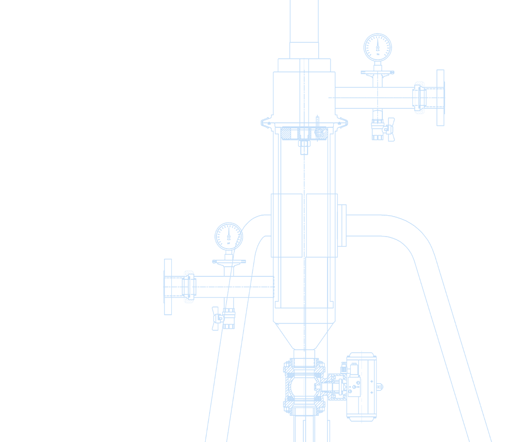 self-cleaning filter drawing