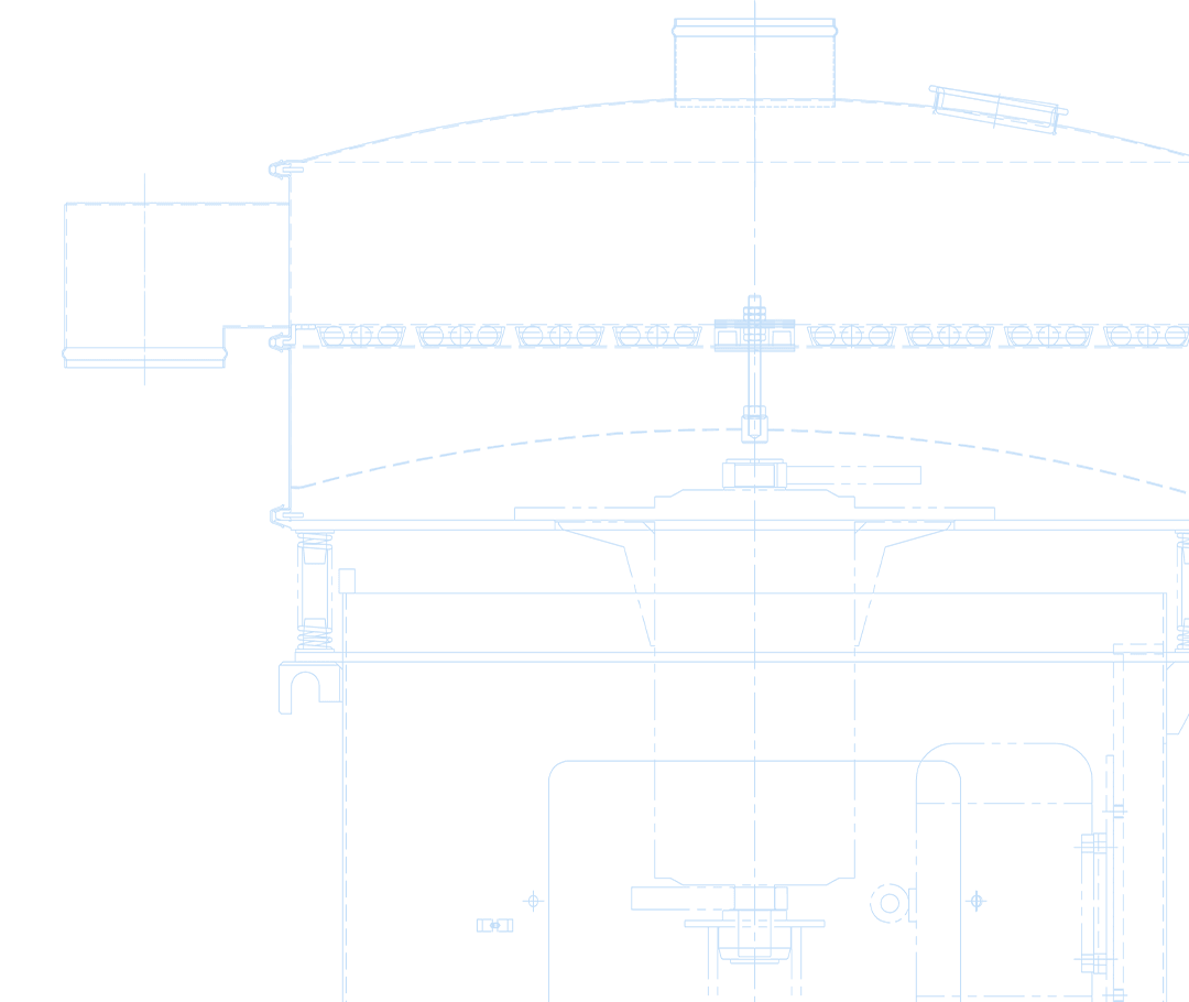 sieving machine's drawing